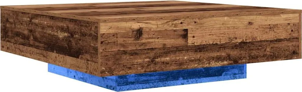 Tavolino Basso vidaXL 100x100 | Legno Recuperato Industrial
