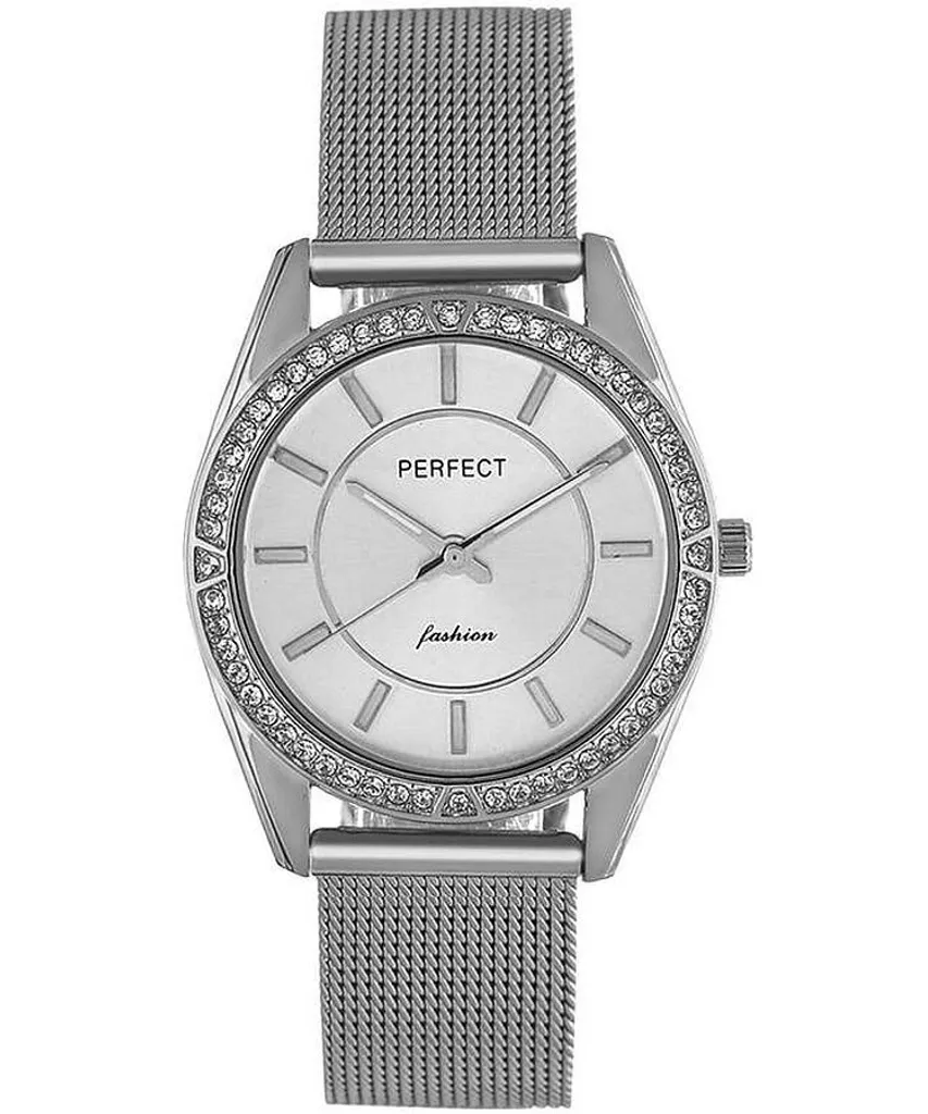 Montre à la mode pour dames avec bracelet en cuir noir modèle Livia