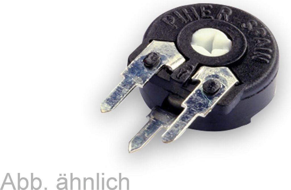 PIHER Potentiometer PT-10, 25 KΩ, stehend
