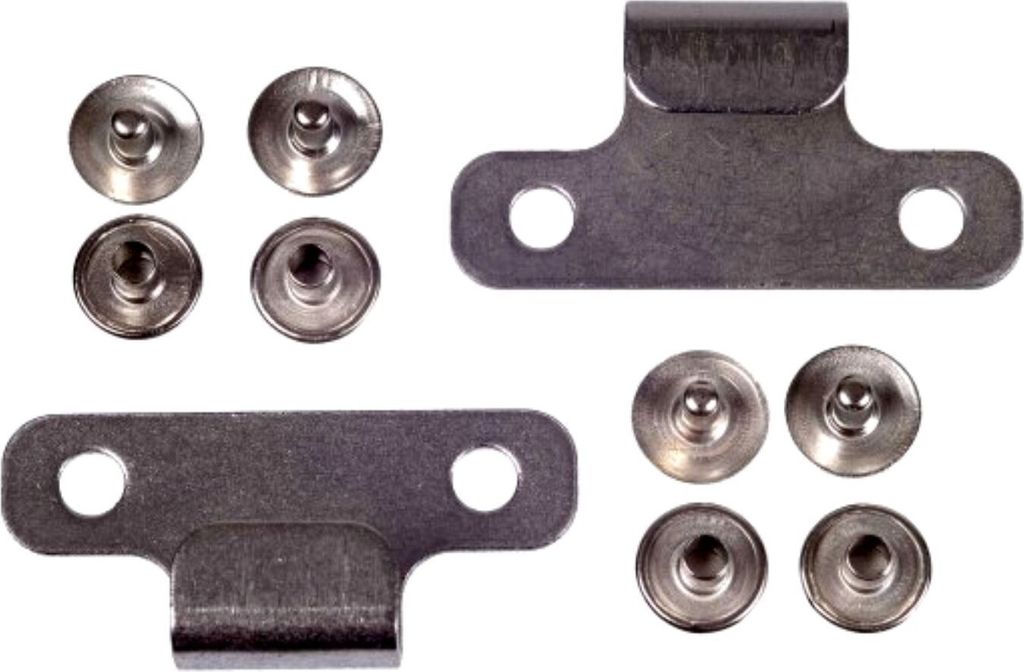 Satz Haken und Nieten CONTOUR für Skialp-Gürtel Silber