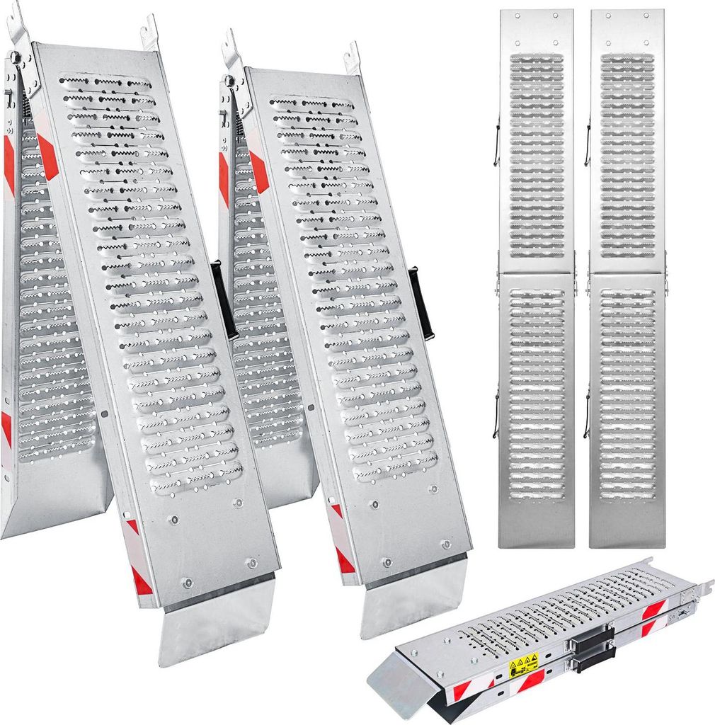 Belko Auffahrrampe klappbar 2x Laderampe 400kg Verladerampe Anhängerrampe Ramp
