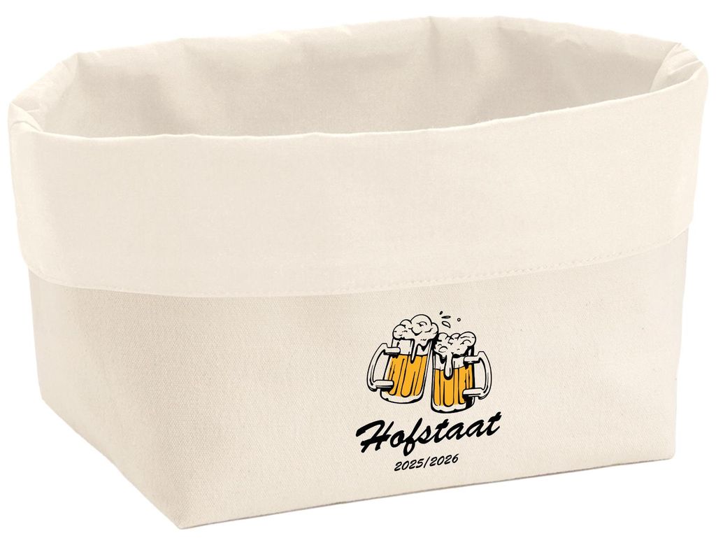 Huuraa Organizer Hofstaat 2025/26 Schützenfest 3 Liter Medium Canvas Baumwolle Utensilo Geschenkidee