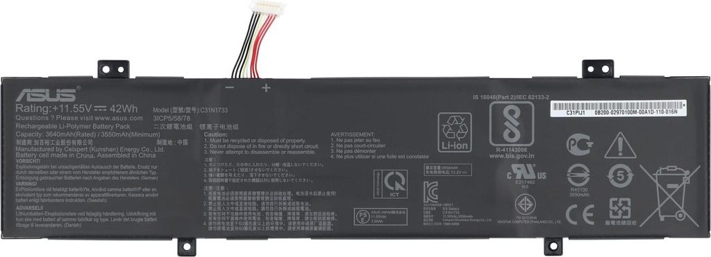 Asus Batt/COS Poly TP412, 0B200-02970000