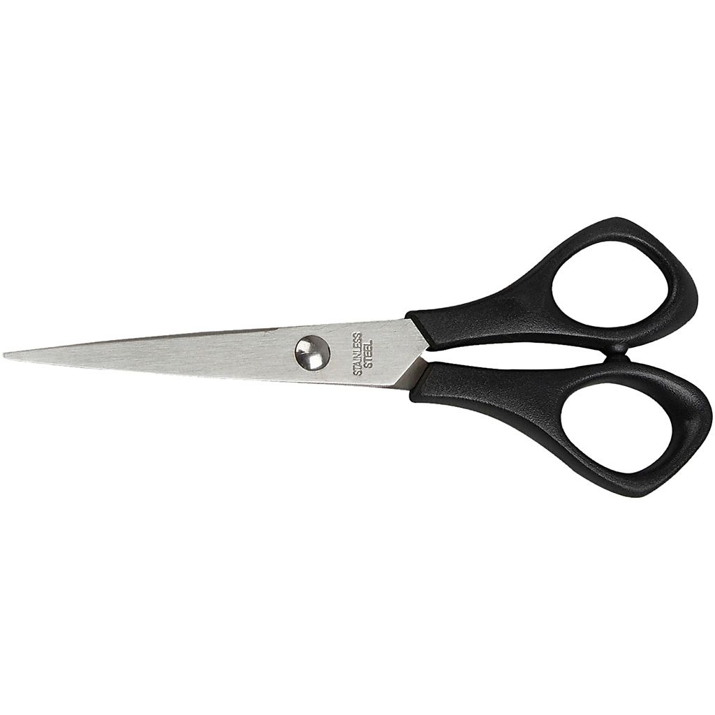 Creativ Firmenschulschere, L: 14 cm, spitz, Rechtshänder, 1 Stück