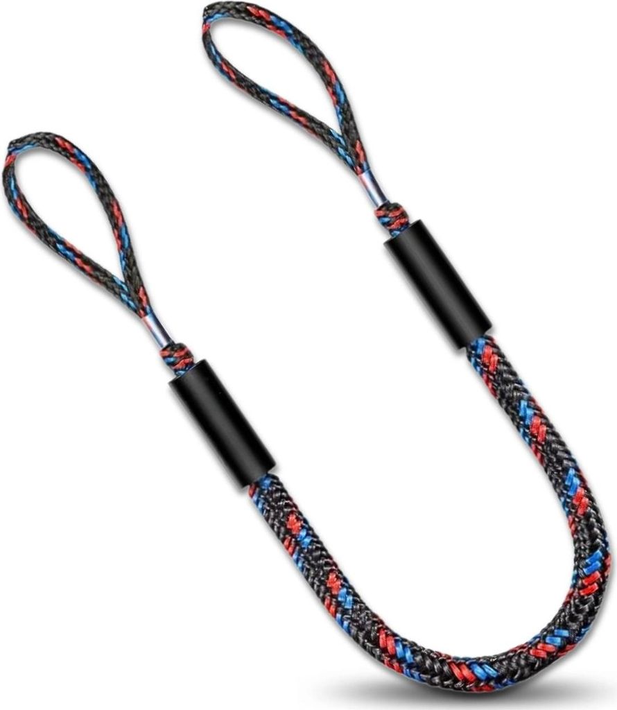 EDIBAZZAR | 1000 kg Universal-Festmacherleine für Boote mit Bungee-Stoßdämpfung 120 cm