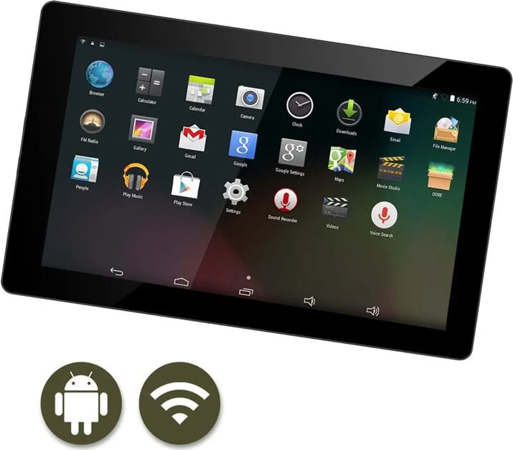 Tablette Denver 9 pouces TAQ-90083 avec Android 8.1 Go et Wi-Fi Noir
