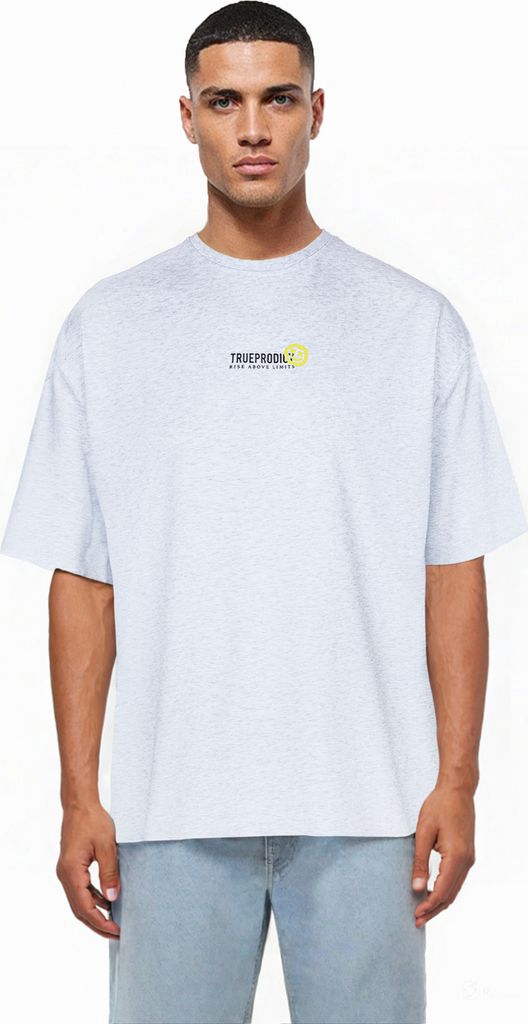 Juniper Herren Oversize-Shirt Logoprint Rundhals dicker Stoff Rundhals