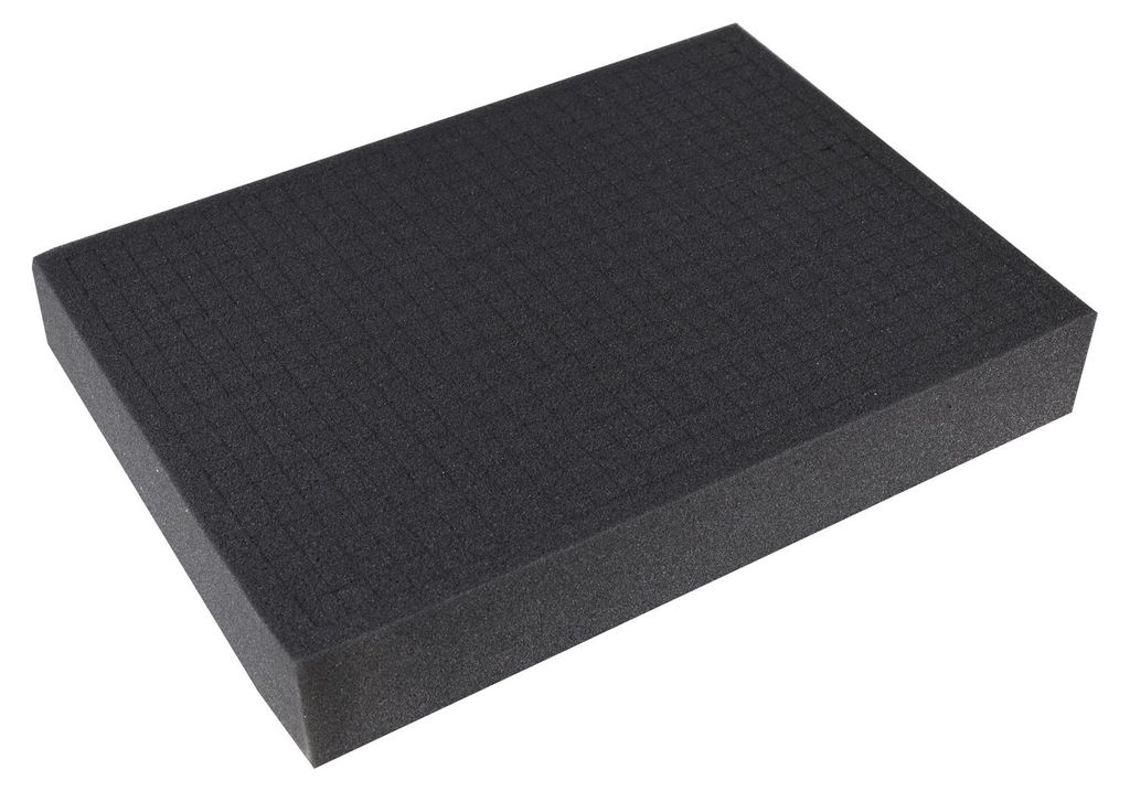 Rasterschaumstoff von HMF mit den Maßen 440 x 315 mm und 70 mm Höhe