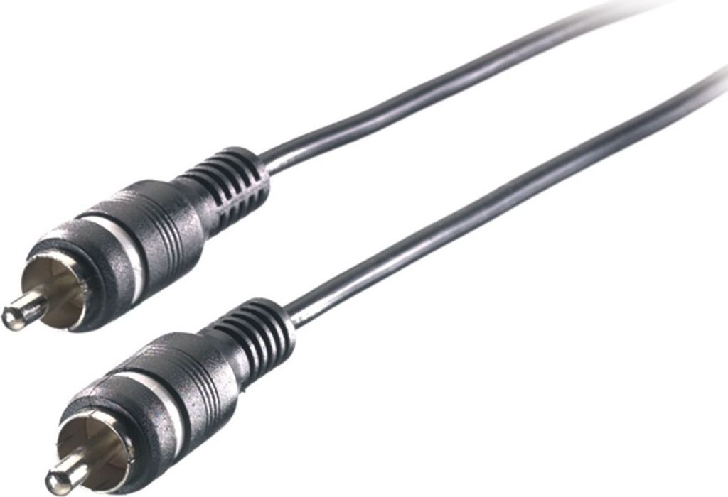 Cinch Verbindung 1-Fach 10m Schwarz