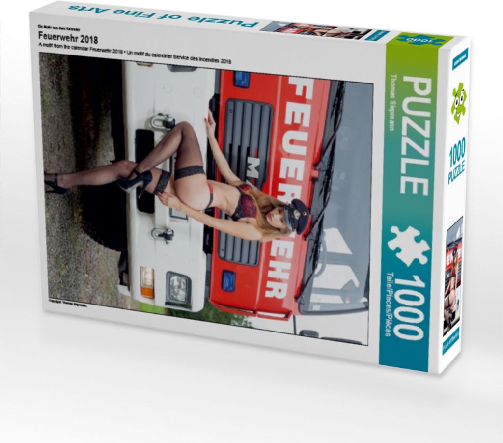 CALVENDO Puzzle Ein Motiv aus dem Kalender Feuerwehr 2018 1000 Teile Puzzle hoch | 1000 Teile Lege-Größe 64x48cm Foto-Puzzle für glückliche Stu...