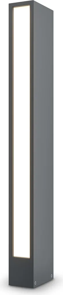 Luminaire poteau jardin Maytoni Hof Noir Moderne O422FL-L12GF