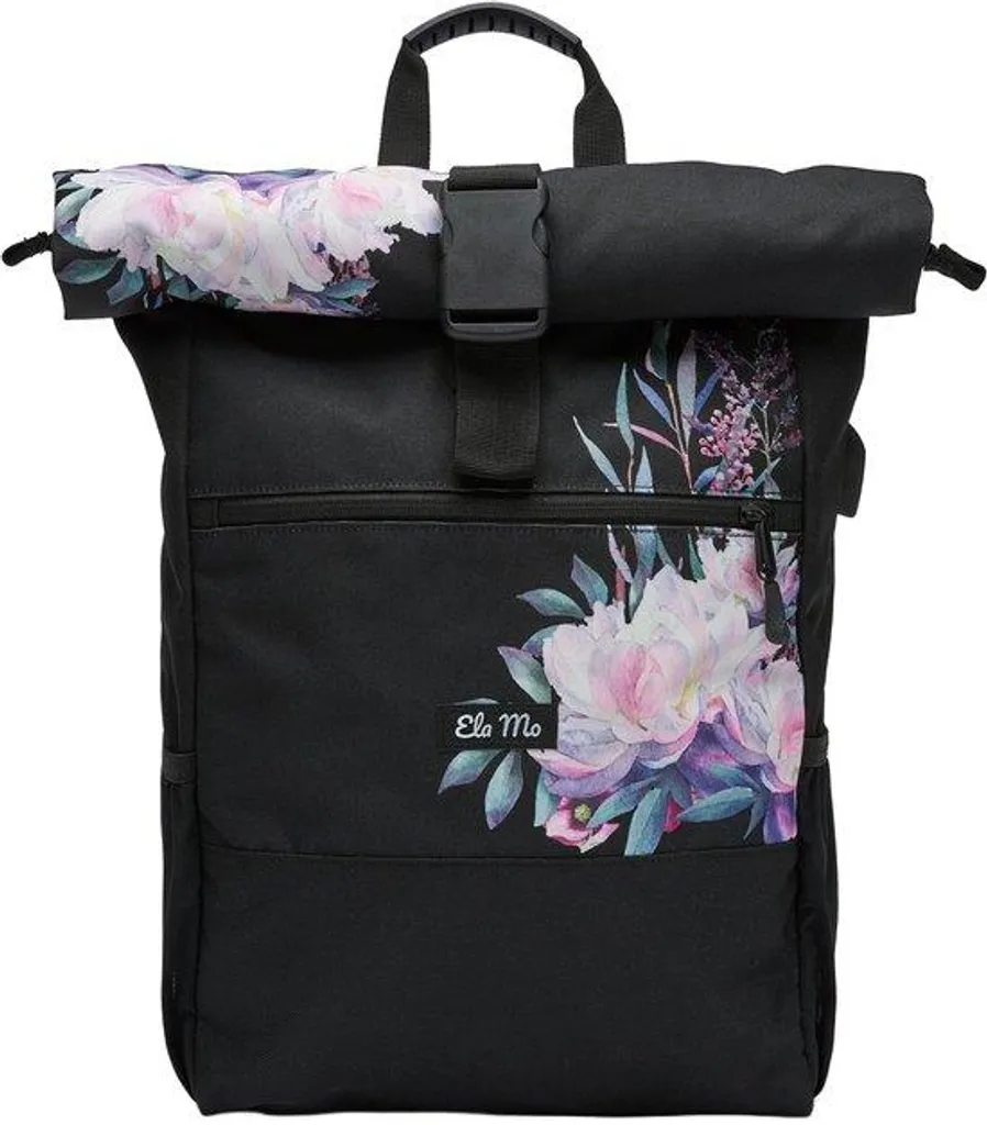 Sac à dos de ville pour femme noir avec protection PC et antivol luxe