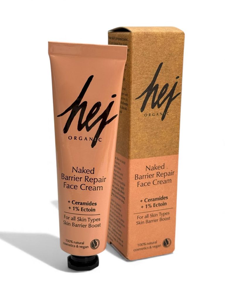 HEJ ORGANIC Barrier Repair Cream 30ml – vegane Naturkosmetik mit Ceramiden & Ectoin, Feuchtigkeitscreme für empfindliche Haut & täglichen Hau...