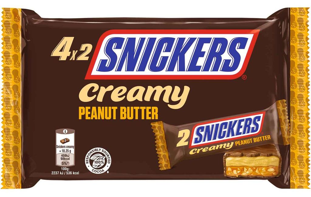 SNICKERS 458866 SNICKERS Creamy Peanut Butter Schokoriegel Obrázok produktu 