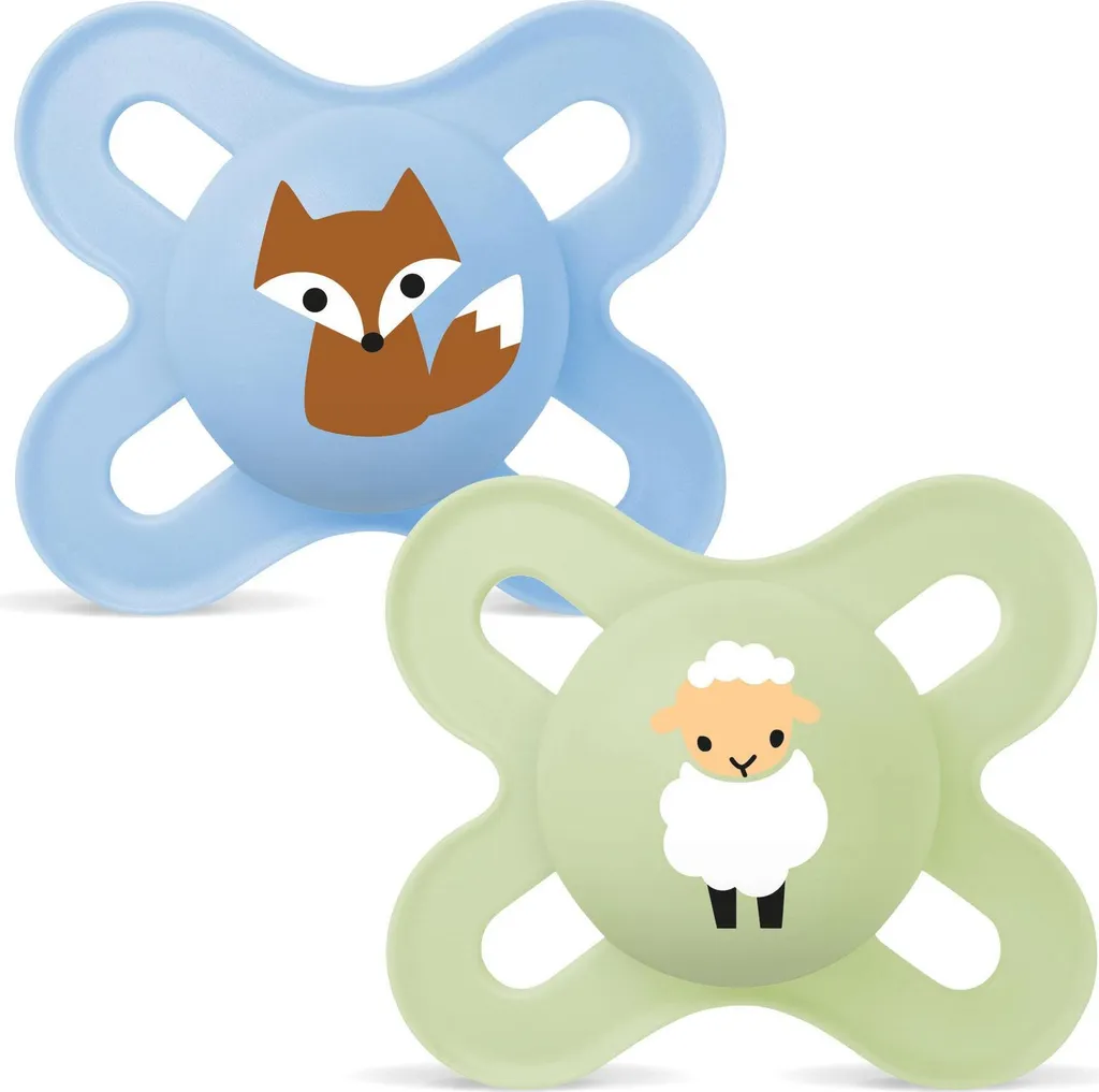 Set 2 Ciucci MAM Start 0-2 Mesi in Lattice - Motivi Volpe/Pecora