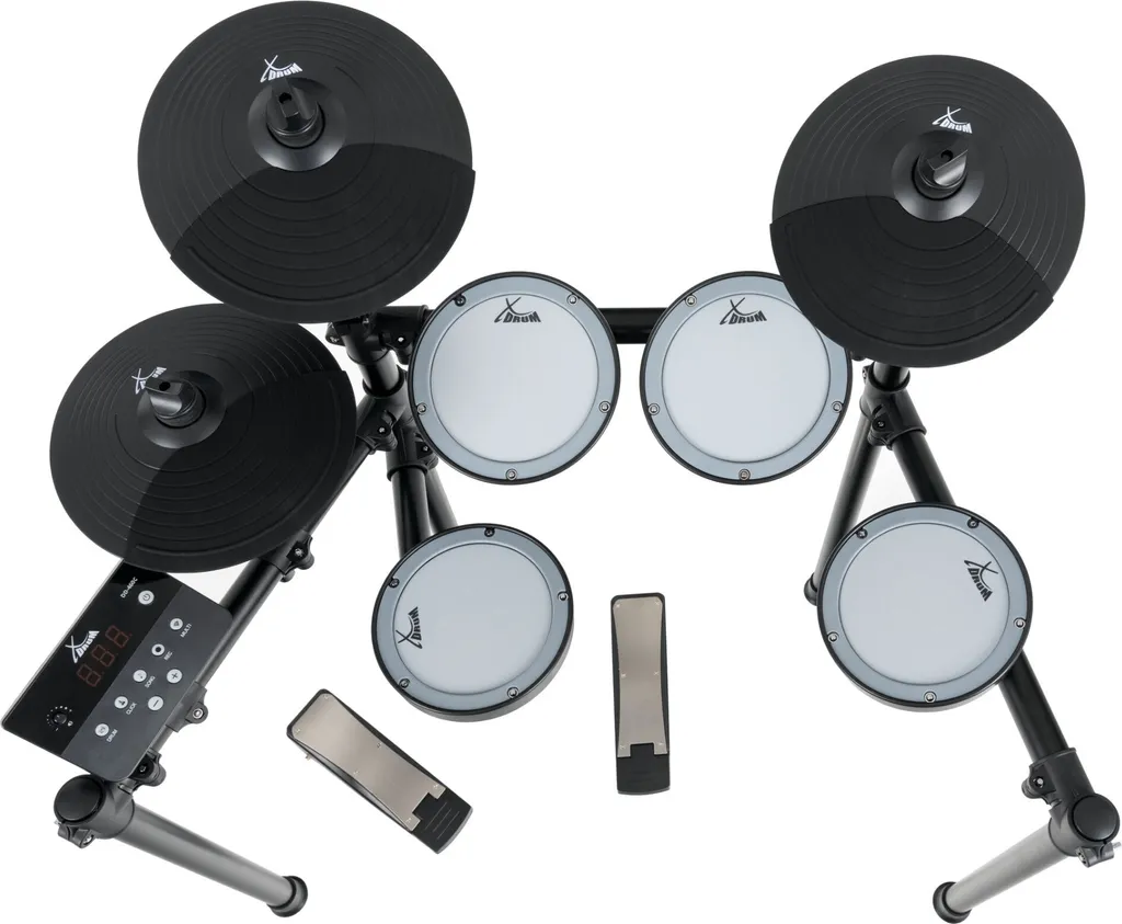 XDrum DD-460C Batterie Électronique Compacte avec Pads en Peau Maillée - 3