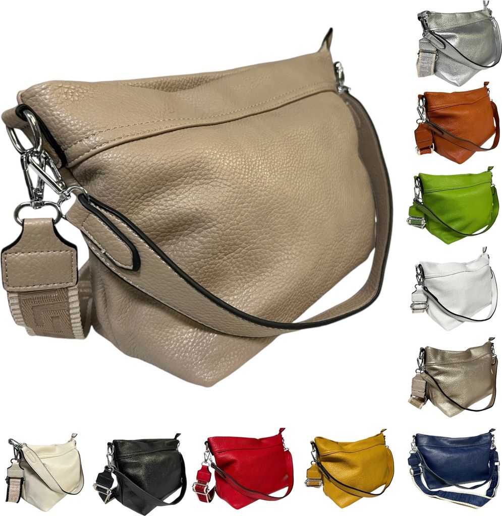 Handtasche Umhängetasche Doppelgurt 35 cm Damentasche Produktbild 