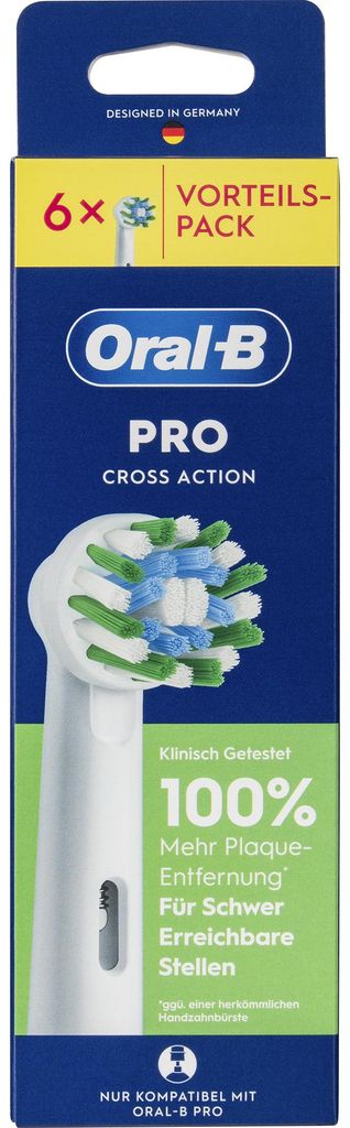 Oral-B opzetborstels Pro CrossAction, 6 stuks Productafbeelding 