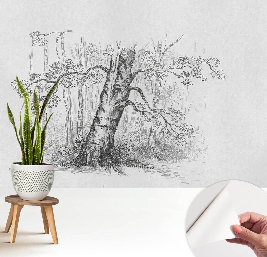 Fototapete selbstklebend - 208x146 cm - Tapete - Wandtapete - Wandbilder - Klebefolie - Dekofolie - Tapete Folie - Wand - Dekoration - Wohnzimmer -...