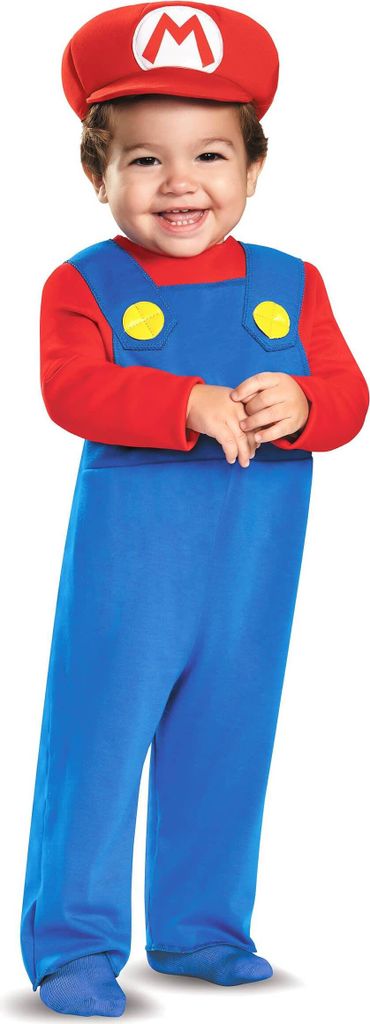 Super Mario™ Kostüm für Kleinkinder 12 bis 18 Monate (72-81 Produktbild 