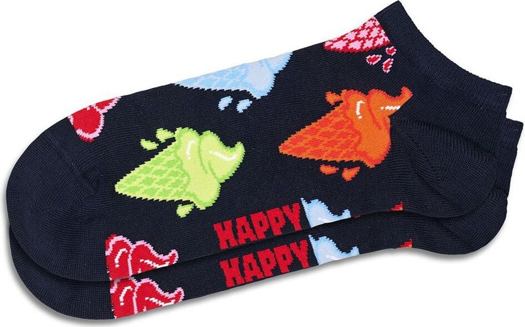Happy Socks Ice Cream Low Sock Navy S