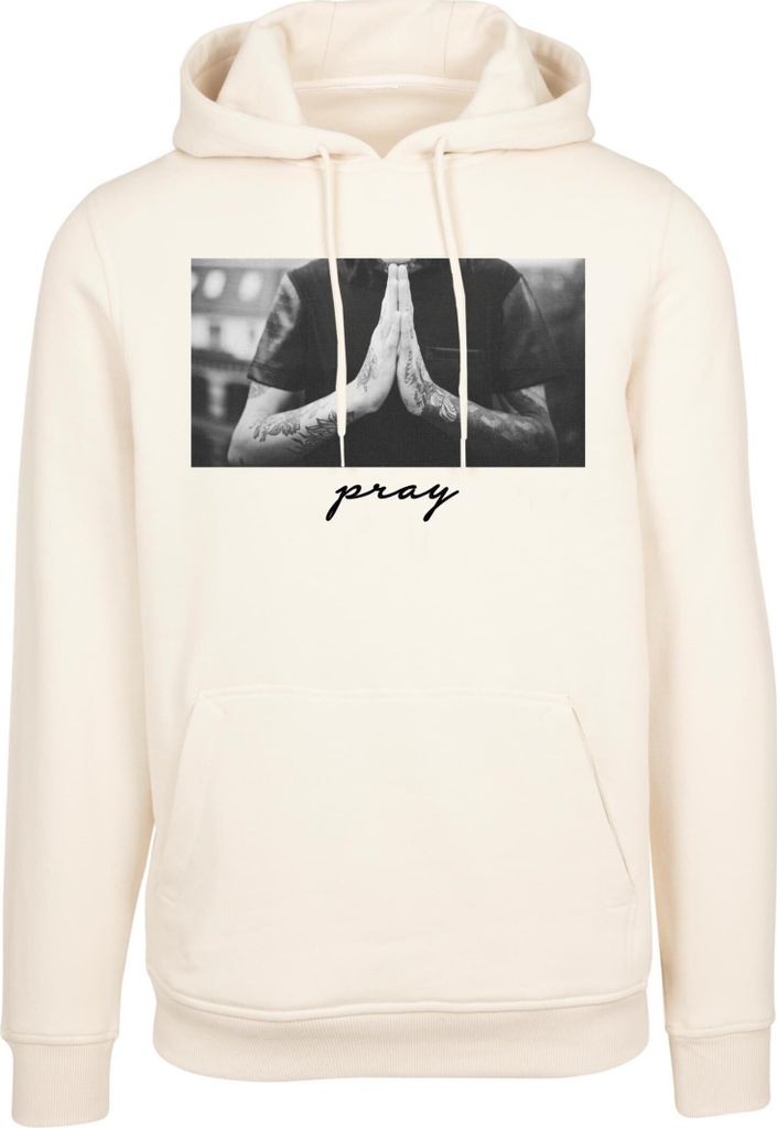 Mister Tee Hoody - PRAY sand beige - XS