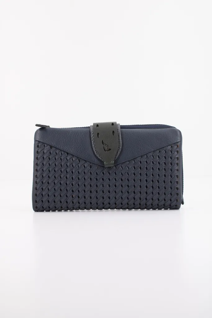 Portefeuille femme bleu Abbacino - Fini le désordre dans votre sac