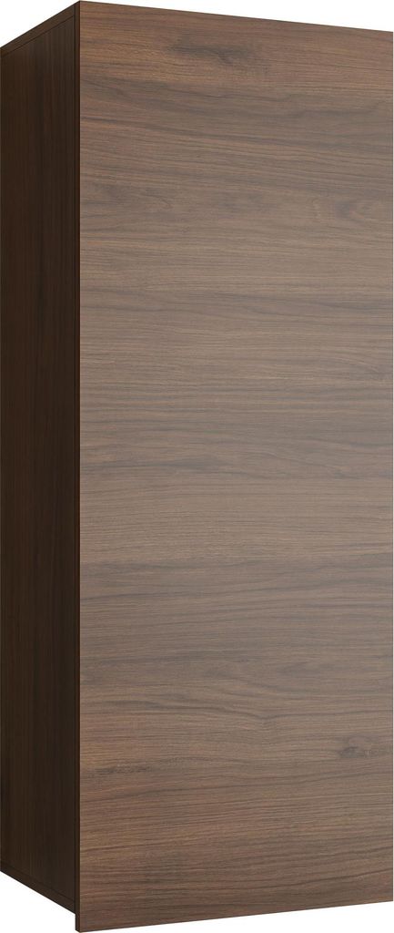MIRJAN24 Vitrine Calabrini 11, Stilvoll Wohnzimmer, Vitrine mit eins Drehtüren (Farbe: Nuss Warmia)