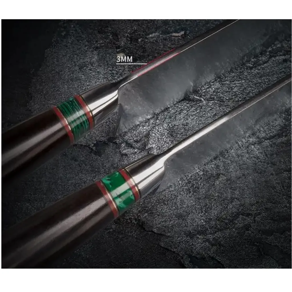 Couteau de cuisine damassé Satoshi MASTERPIECE KP29015 - Acier VG10 - 4