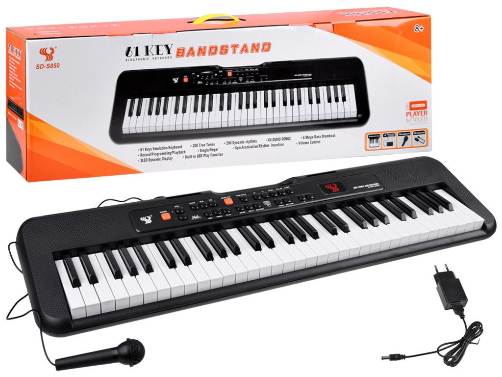 Orgel mit Mikrofon SD-S850 61 Tasten IN0143