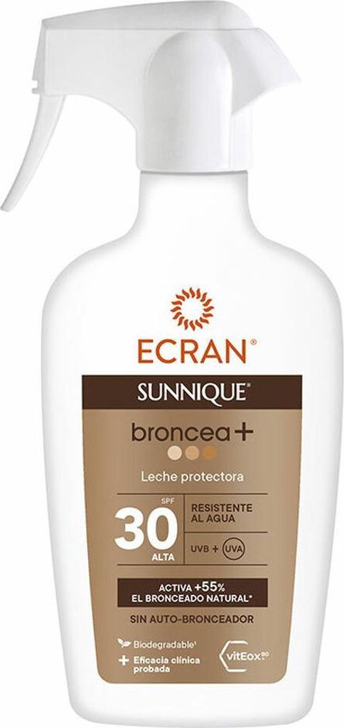 Sonnenmilch Ecran Sunnique Broncea+ Bräunungsmittel Spf 30 (270 ml)
