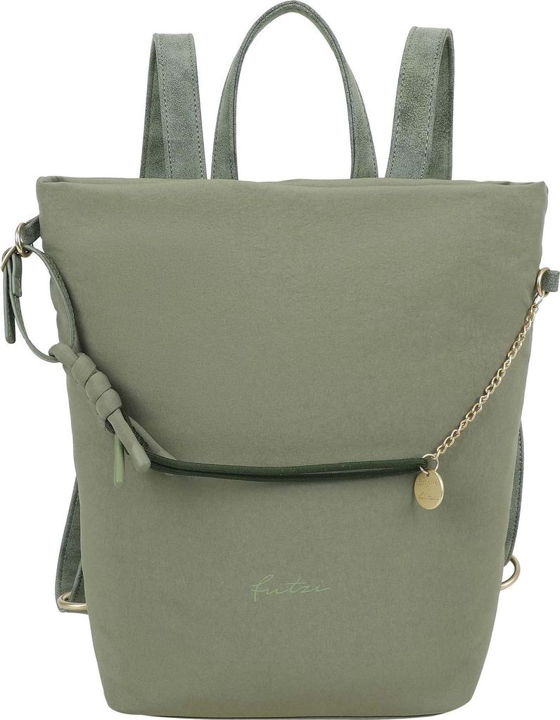 Fritzi aus Preußen Rucksack Umhängetasche Brigitte X Fritzi JU Limited Chain Sky Backpack Green grün