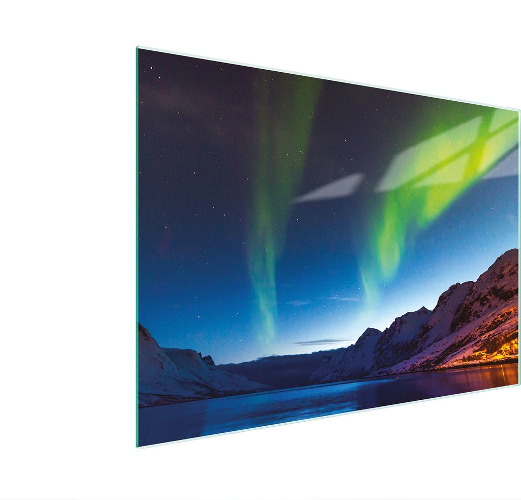 Schneidebrett Herdabdeckplatte Multiglasschneidplatte 30x22 cm Himmel Blau