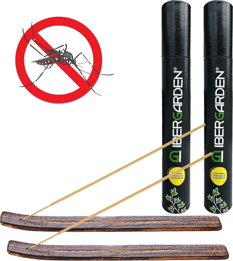 Citronella Anti-Mücken-Räucherstäbchen, 80 Stück, mit 2 Produktbild 
