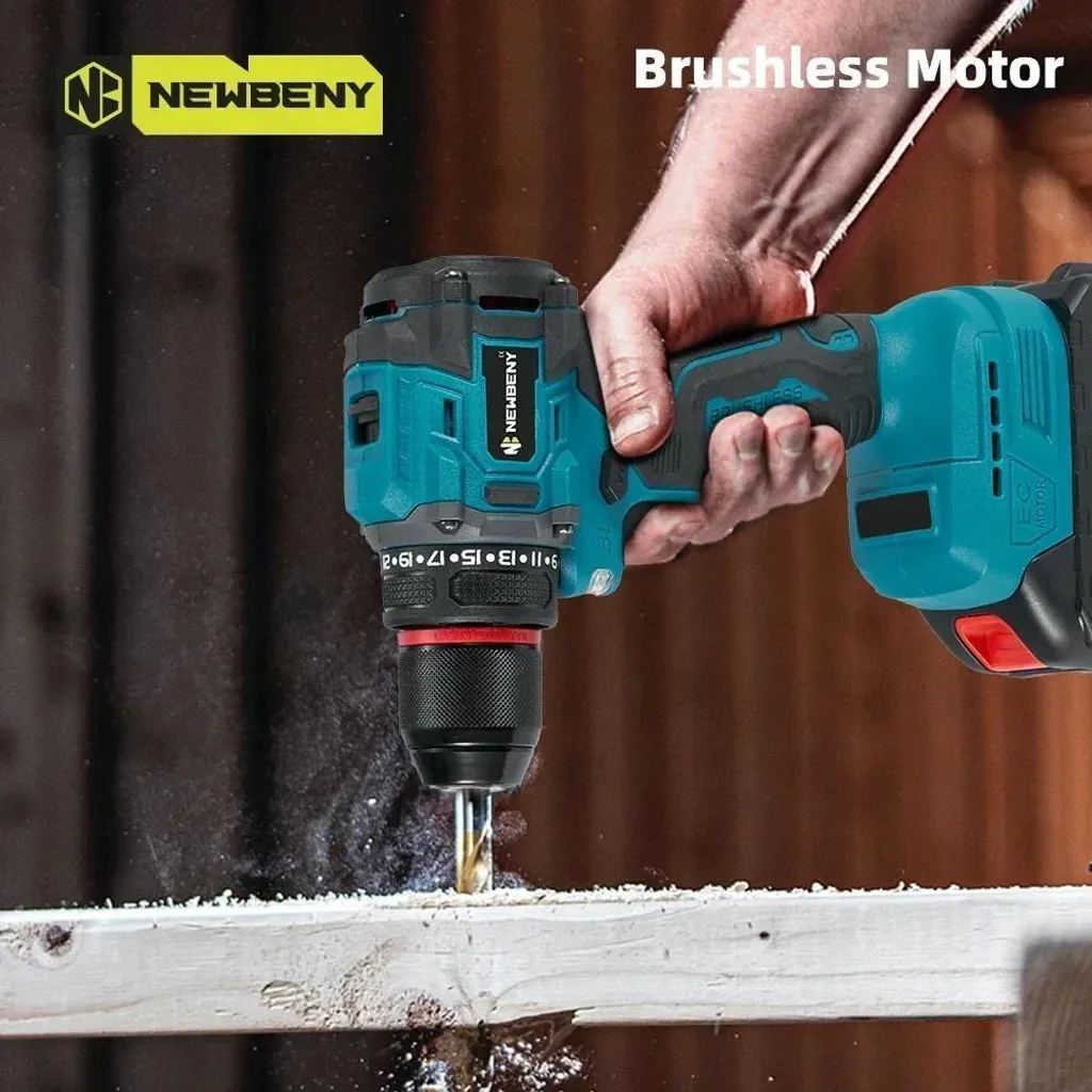 Perceuse visseuse 18V Brushless pour percer sans effort avec 2 batteries