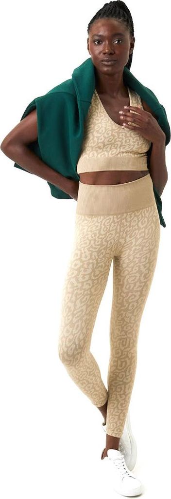 Björn Borg - Damen - Sthlm Nahtlose Leichte Strumpfhose - Beige/Bunt - Gr. S / M