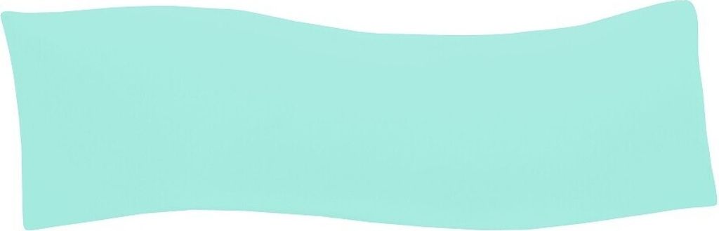 Bezug Billerbeck Sinus Seitenschläferkissen 30x130 cm : Farbe - Türkis