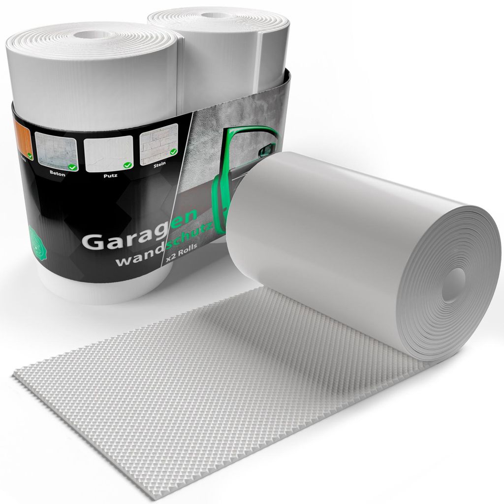 BigDean 2 Rollen Garagen Wandschutz selbstklebend 200 x 20 Produktbild 