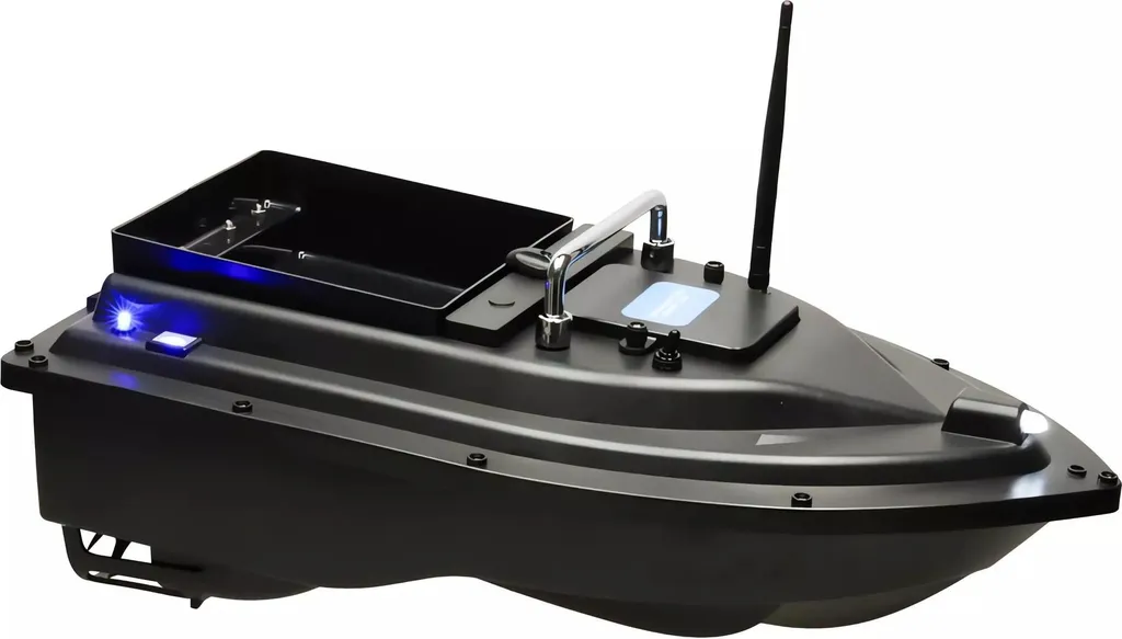 Bateau Amorçeur KIK KX3307 RC Fishing Boat 12000mAh 500m Noir - Tackle