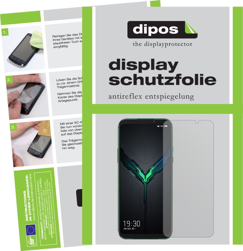 5x Schutzfolie für Xiaomi Black Shark 3S Display Folie matt Displayschutzfolie