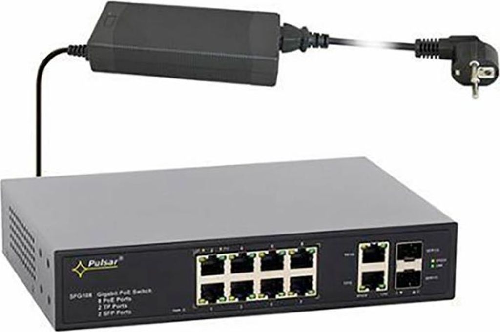 SFG108 12 Port Industrial PoE Switch