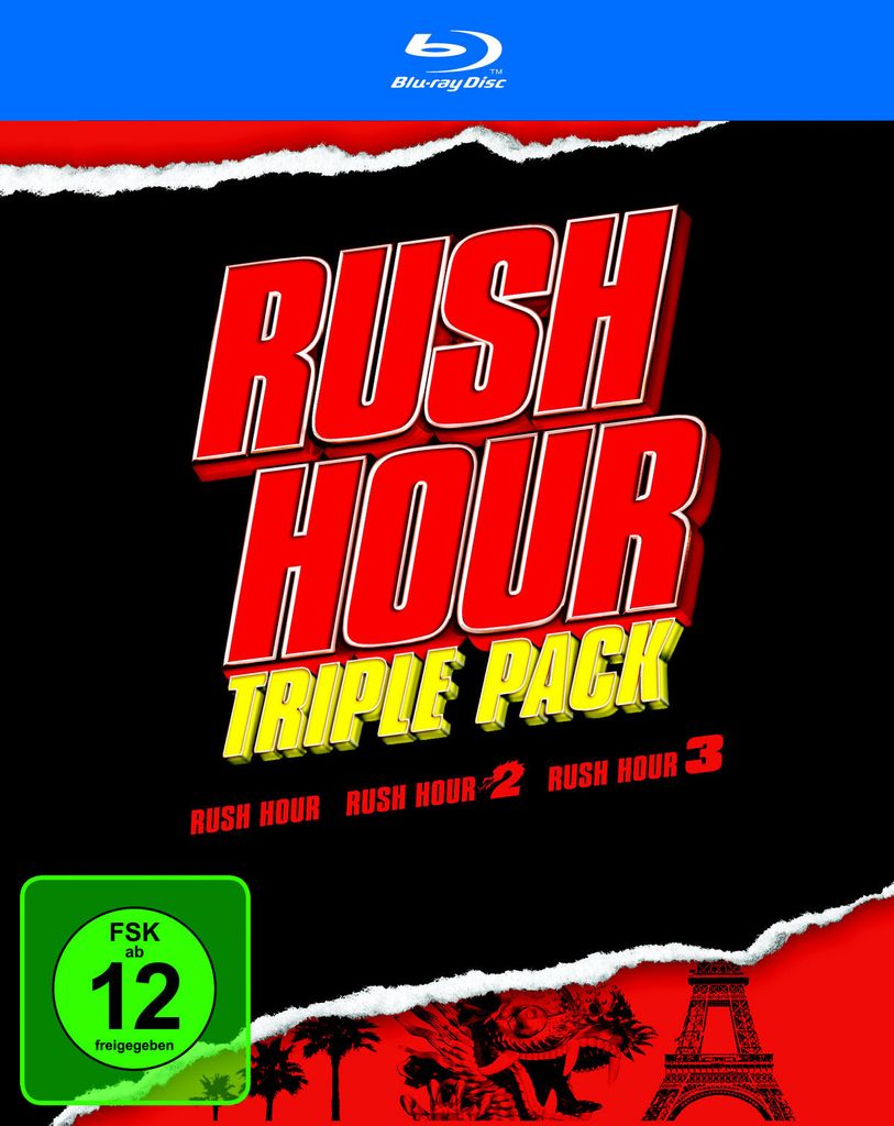 PLAION Rush Hour 1-3, Film, Blu-ray, Deutsch, Englisch, Spanisch, Portugiesisch, 277 min, Aktion, Englisch, Deutsch, Griechisch, Spanisch