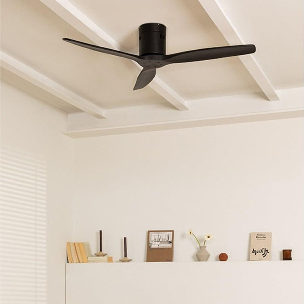 WIND CALM - Leiser Deckenventilator 40W mit technischen ABS-Blättern in verschiedenen Größen
