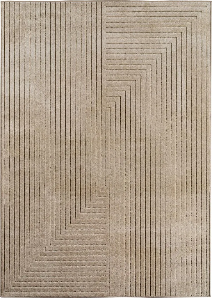 Tapis Cuisine et Balcon Nova 1202 Beige - Moquette Lavable 80x150 cm