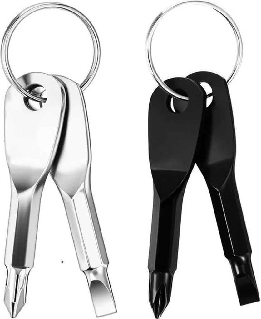 Réparer partout avec la trousse à vis de poche 4 pièces noir argent