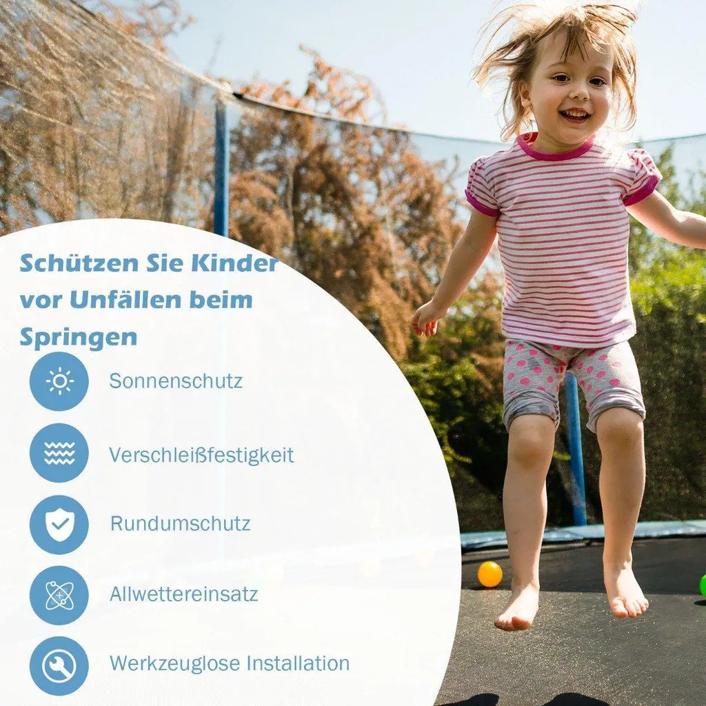 Filet de remplacement pour trampoline Ø 487 cm - Protection intérieure - 5