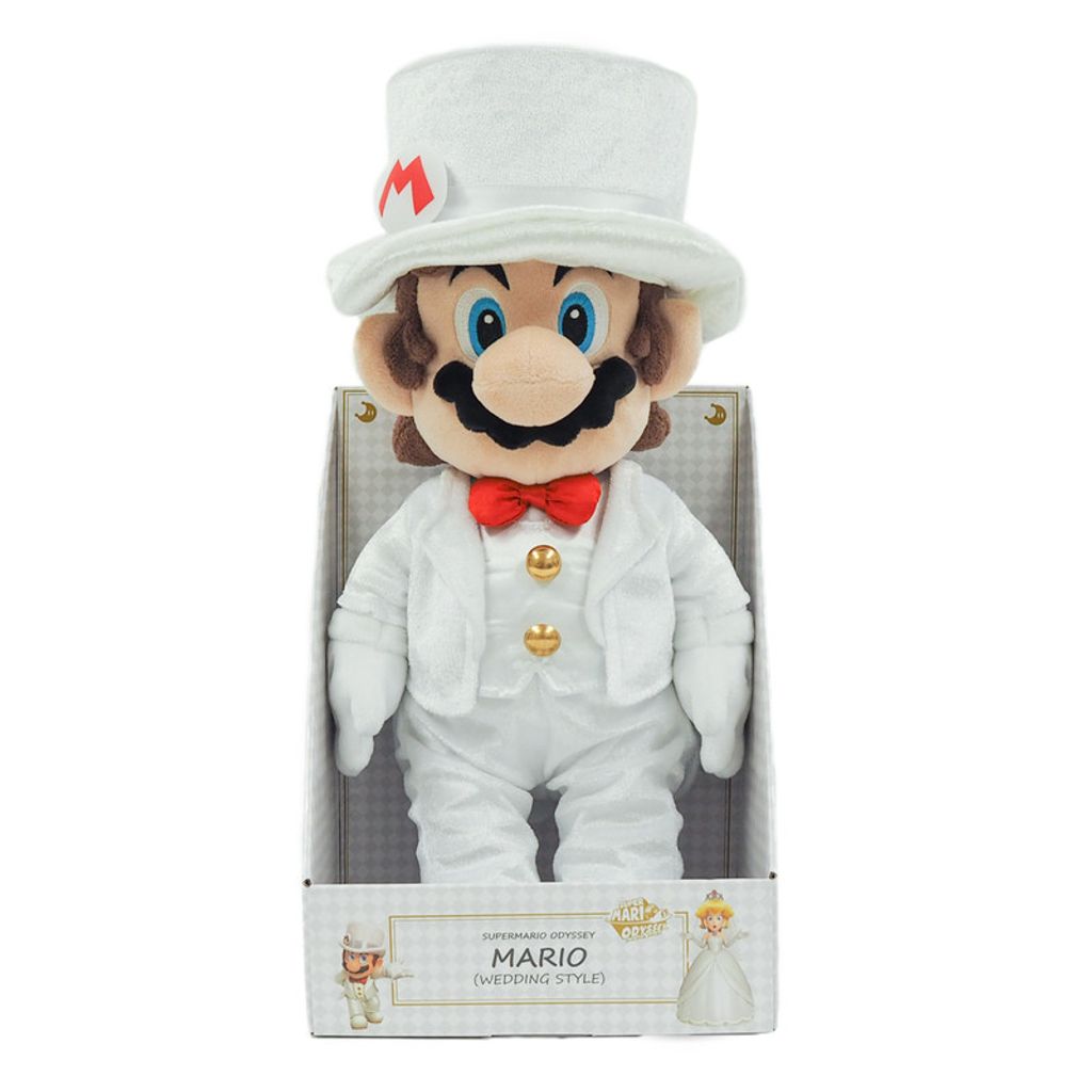 Super Mario Plüschfigur Mario Wedding 39 cm Produktbild 