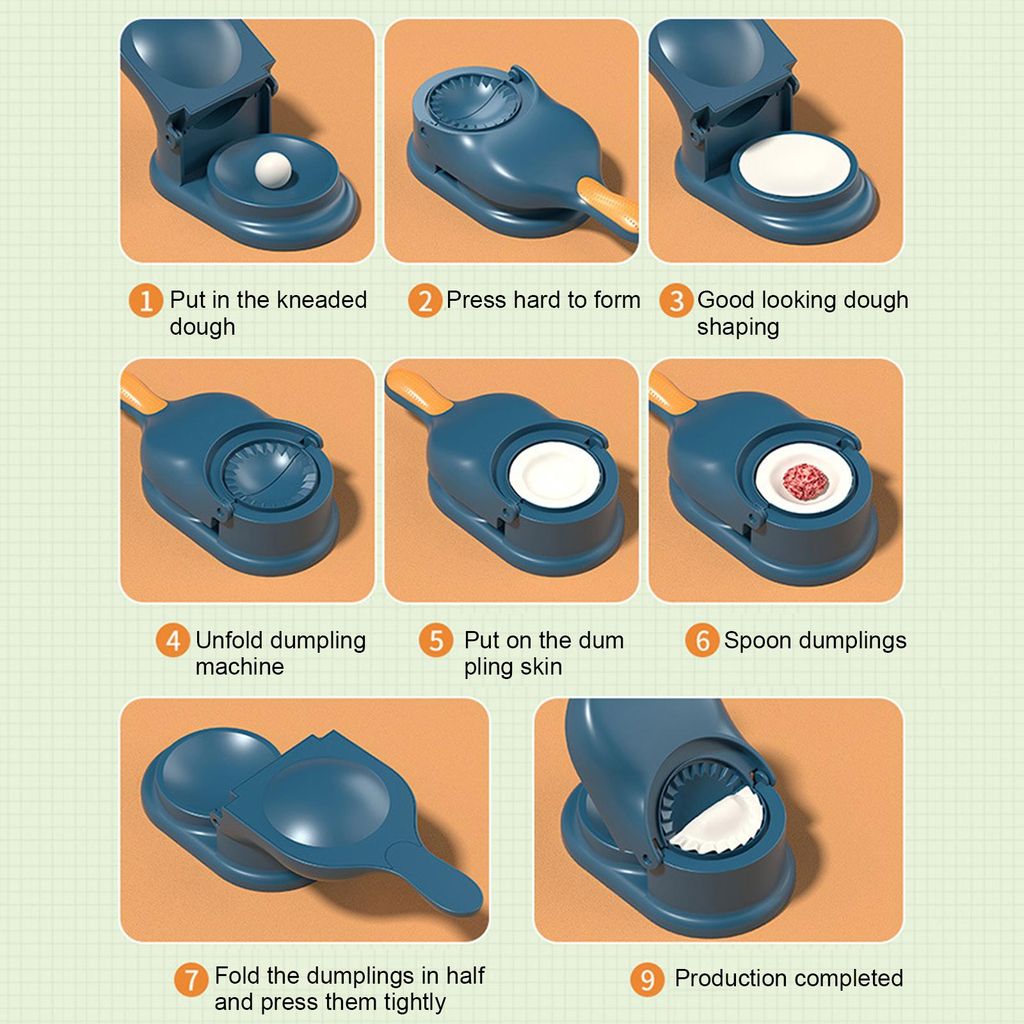 Praktische 2-in-1-Ravioli-Presse Einfach zu verwenden PP-Ravioli-Form