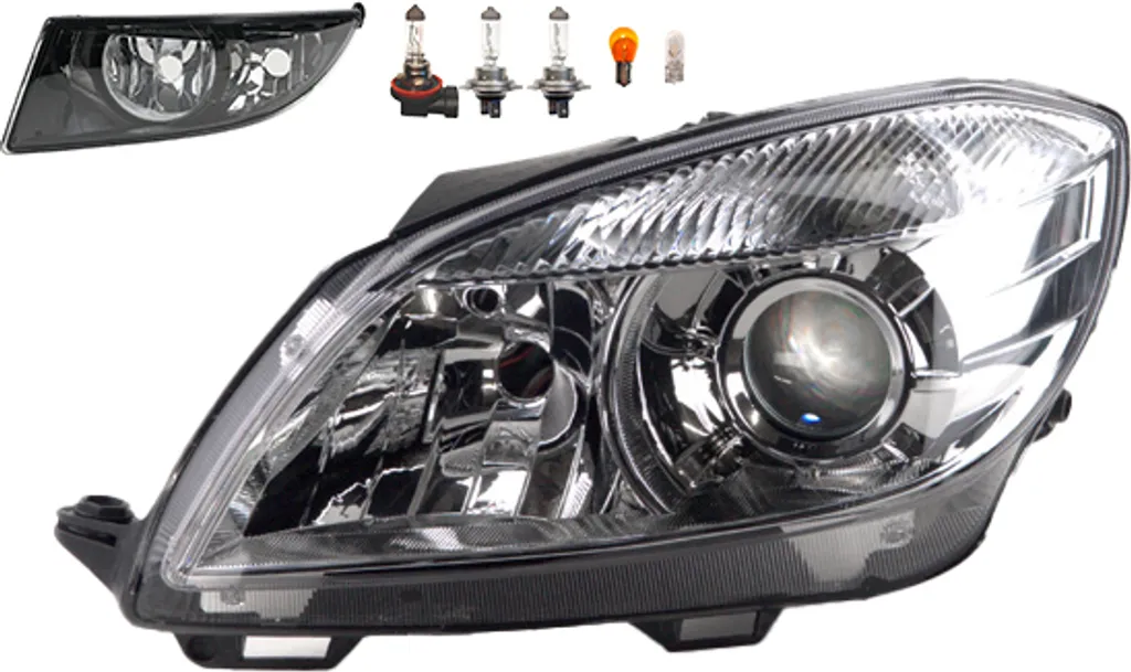 Set Fari Johns Skoda Fabia 2010-2014 H7 L+R | Risparmia sui Ricambi OEM