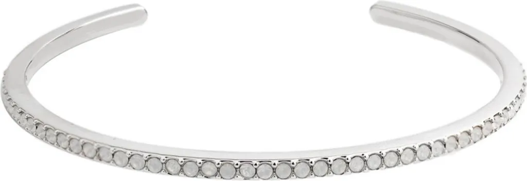 Bague de Fiançailles Bijoux Adore 5489489 en Or Blanc et Cristaux Fins